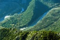 View to Meander of Nestos River near town of Xanthi,