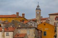 View to medieval Labin town on Istria peninsula Royalty Free Stock Photo