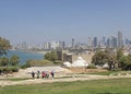 View to modern Tel Aviv from Old Yaffo, Israel Royalty Free Stock Photo