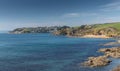 View to Molunan beaches and St Mawes, from St Anthony Head