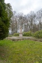 View to the monument of the garden called Schwanberg Royalty Free Stock Photo