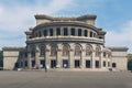 Front view to Yerevan opera theater at daytime