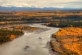 View to mount Wrangell and Zanetti Royalty Free Stock Photo