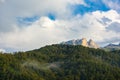 View to mountain peak Kapaz, Azerbaijan Royalty Free Stock Photo