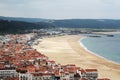 View to Nazare beach, Portugal