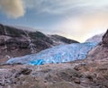 View to Nigardsbreen Glacier (Norway Royalty Free Stock Photo