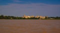 View to Niger river and Niamey city,Old Presidential Palace Niamey Niger Royalty Free Stock Photo