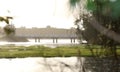 View to Ocean Dr bridge at Lake Cathie.