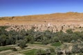 View to old town of Ouarzazate in Morocco Royalty Free Stock Photo