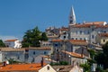 View to the old town of Vrsar, Istria Royalty Free Stock Photo