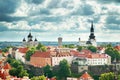 View to Orthodox church Alexander Nevsky in old Tallinn