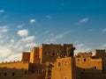View to Ouarzazate old city aka kasbah, Crane nest Morocco