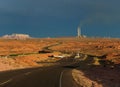 View To The Page Power Plant From The Antelope Point Marina Arizona