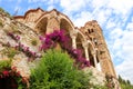 View to Pantanassa Monastery in ancient abandoned city Mystras, Peloponnese, Greece