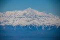 View to peak Nanga Parbat from Gulmarg. Royalty Free Stock Photo