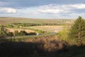 View to Poltava road in the Suruceni lake area