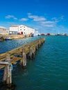 View to the port of Hirtshals in Denmark