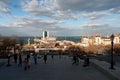 The view to the port from the Potemkin Stairs in Odesa