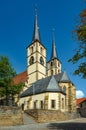 View to the Protestant Church in Bad Wimpfen. Neckartal, Baden-Wuerttemberg, Germany, Europe Royalty Free Stock Photo