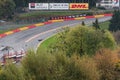 View to Raidillon corner at Circuit de Spa-Francorchamps Royalty Free Stock Photo
