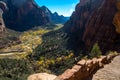 View to the Refrigerator canyon from the trail