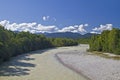 View to river Isar Royalty Free Stock Photo