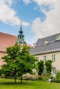 View to The Royal Arsenal Museum left side from Royal Library Garden. Copenhagen, Denmark Royalty Free Stock Photo