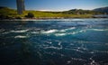 View to Saltstraumen whirlpools, Norway