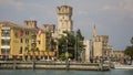A view to the Scaligeri Castle, Sirmione, Italy from the Garda lake