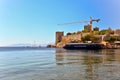 The view to the sea in Bodrum.