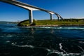 View to Saltstraumen whirlpools, Norway