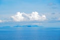 View to the sea and Island Fiji, a country in the South Pacific, Royalty Free Stock Photo