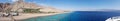 View to the seaside Eilat panorama