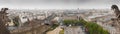 View to Seine from Notre-Dame de Paris Royalty Free Stock Photo