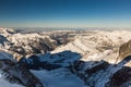 View of the ski resort Jungfrau Wengen in Switzerland