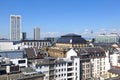 View to skyline of Frankfurt
