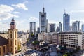 View to skyline of Frankfurt