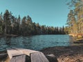 A view to a small pond