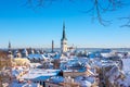 Old town skyline. Tallinn, Estonia Royalty Free Stock Photo