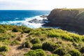 View to Southpoint lookout at the Nobbies, Phillip Island, Victoria, Australia Royalty Free Stock Photo