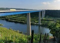 View To The Spectacular Moseltal Bridge Near Koblenz In Germany On A Beautiful Sunny Summer Day