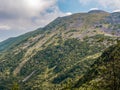 A view to the Babia Mountain Peak , Beskid Zywiecki Mountains, Poland