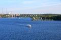 View to the Stockholm Archipelago from the ship