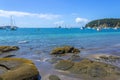 View to Sullivans Bay Mahurangi Beach Auckland New Zealand Royalty Free Stock Photo