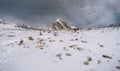 View to top mountain, Way to Everest base camp Royalty Free Stock Photo