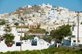 View to the town of Pyrgos in Pyrgos, Greece.