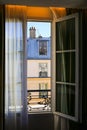 View to typical building in Paris. Royalty Free Stock Photo