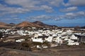 View to Uga, rural village in Lanzarote Royalty Free Stock Photo