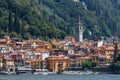 View to Varenna town on Como lake Royalty Free Stock Photo