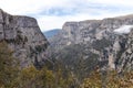 View to Vikos Canyon, Greece Royalty Free Stock Photo